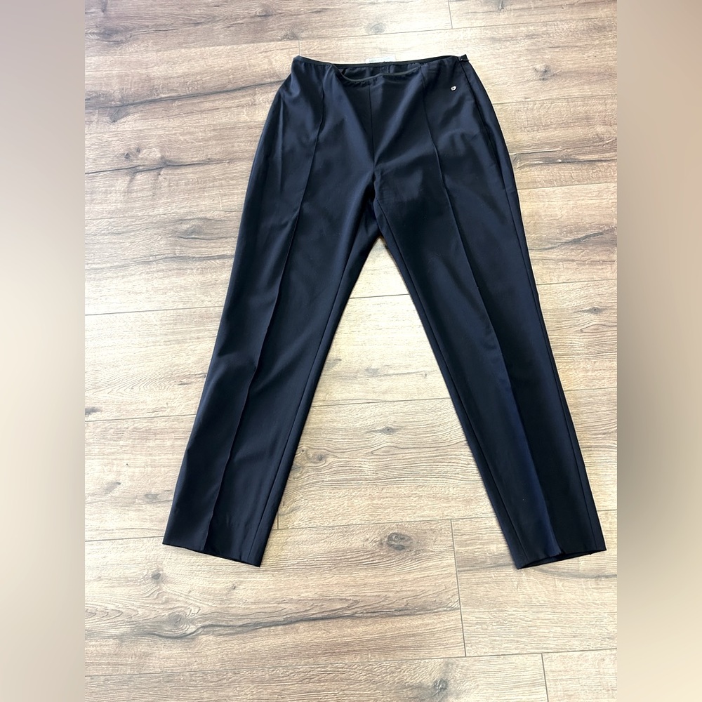 MAX MARA WOMEN DRESS PANTS MADE IN ITALY SIDE ZIPPER STRAIGHT LEGS